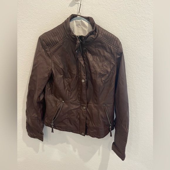 Faux Leather Jacket - Picture 1 of 4